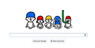 Google: un Doodle “acquatico” per l’estate