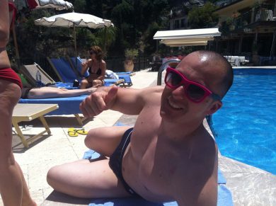 Cosa fa un atleta quando è in vacanza?