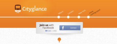 Cityglance, the first transport social network