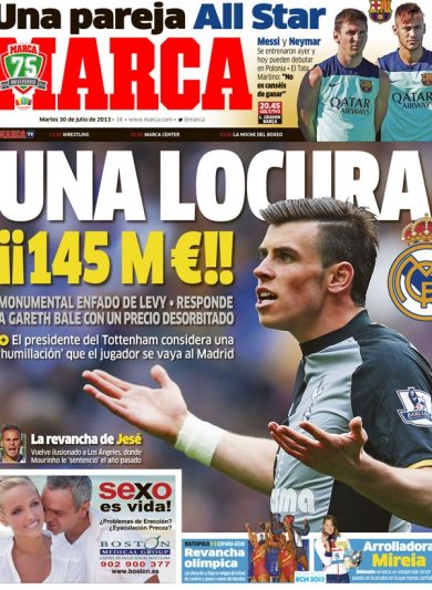 Follia Bale: 145 milioni di euro