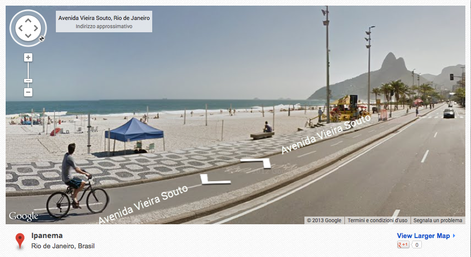 Google Street View in Brasile Google Street View in Brasile