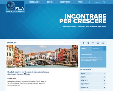 La nuova vetrina di FederlegnoArredo