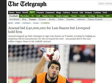L’Arsenal vira su Suarez, Higuain è del Napoli