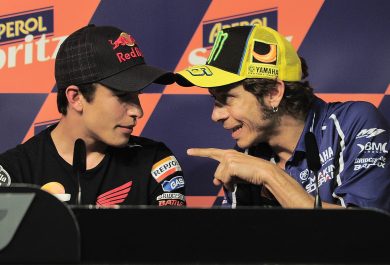 Marquez e Rossi, campioni a confronto