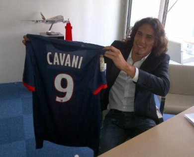 Così Cavani si presenta al Psg