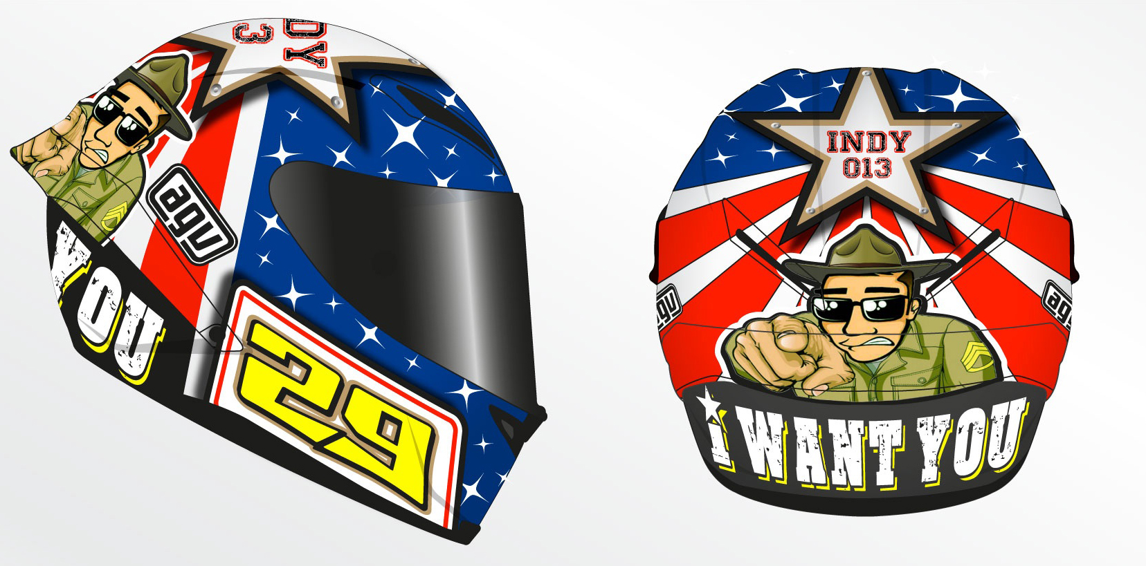 “Il mio casco per Andrea Iannone”