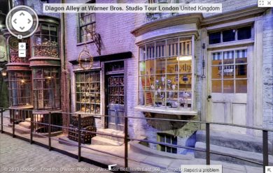 Google street view: la strada di Harry Potter