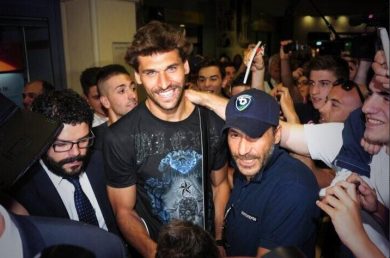 Fernando Llorente è arrivato a Torino