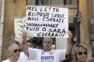 Esodati quarta tranche: chi ha tutelato il governo Letta