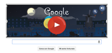 Un Doodle per il Claire de Lune di Claude Debussy