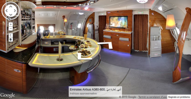 Google Street View: sull’aereo più grande del mondo