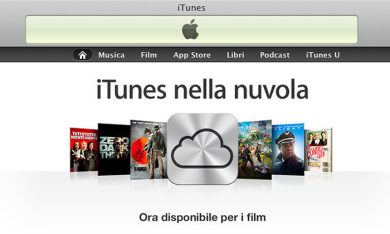 iTunes Cloud per i film arriva anche in Italia