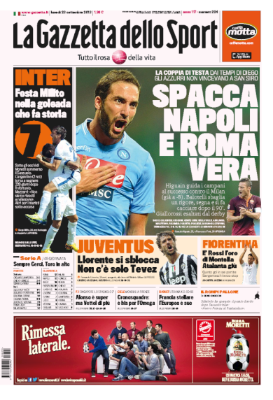 RASSEGNA – Il volo di Roma e Napoli