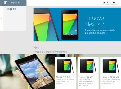 Google Play Store: i dispositivi Nexus arrivano in Italia