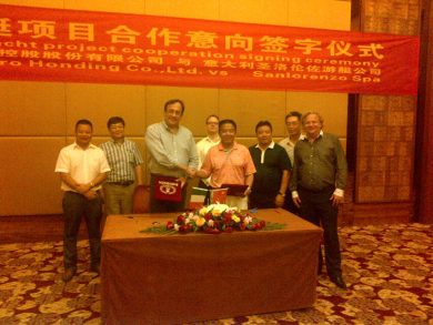 Italy and China together to build luxury yachts