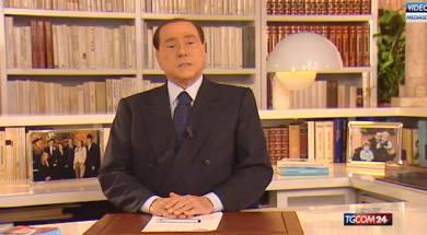 Il videomessaggio di Silvio Berlusconi