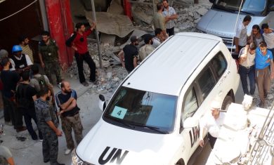 Il rapporto Onu sui gas punta verso Assad