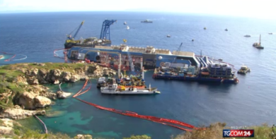 Recupero della Concordia: la diretta video