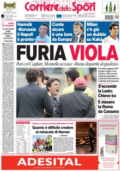 RASSEGNA – Viola di rabbia