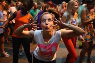 Un rave party di primo mattino a Londra