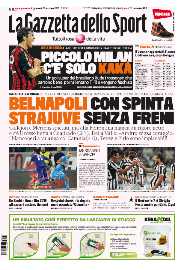 RASSEGNA – Le avversarie della Roma… RASSEGNA – Le avversarie della Roma…