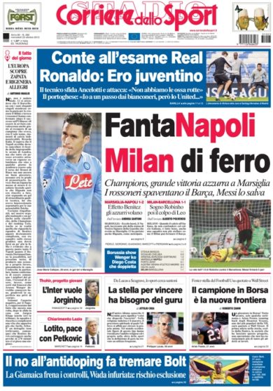 RASSEGNA – Milan e Napoli, avanti tutta