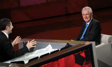 Il malinconico tramonto di Monti