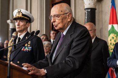 Al voto contro Napolitano