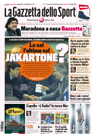 RASSEGNA – Tutto su Jakarta e Jakartone