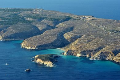 Lampedusa vista dall’alto
