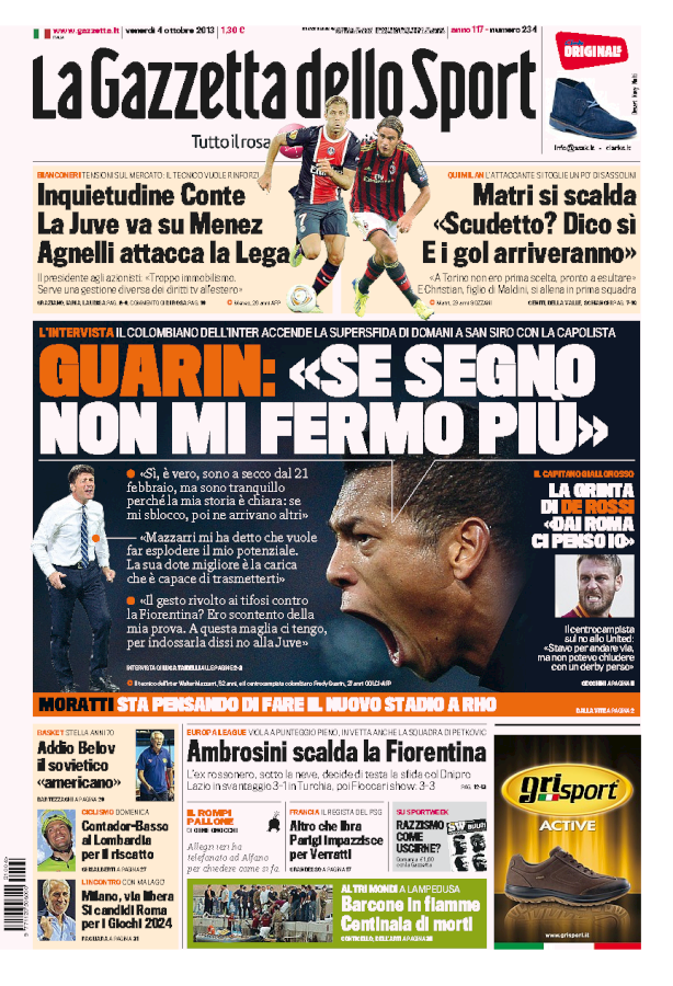 RASSEGNA – La lunga vigilia di Roma e Milano RASSEGNA – La lunga vigilia di Roma e Milano