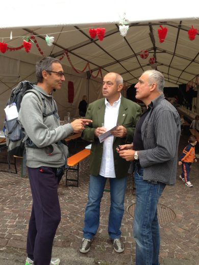 Fabio Pipinato, il candidato in cammino