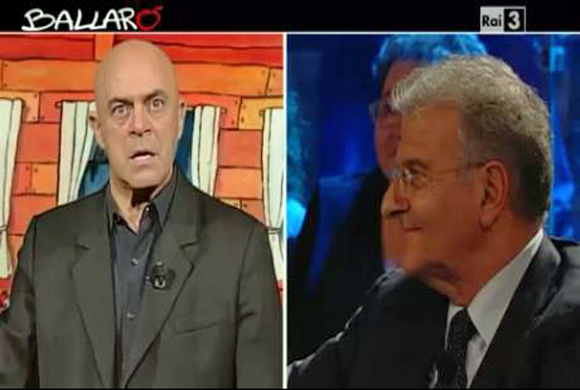 Ascolti 01/10: “Ballarò” vince con la rissa Sallusti-Cicchitto Ascolti 01/10: “Ballarò” vince con la rissa Sallusti-Cicchitto