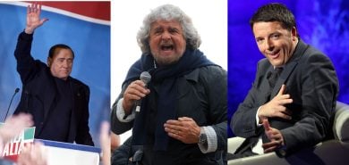 Napolitano ed i tre leader fuori dal palazzo – La nota