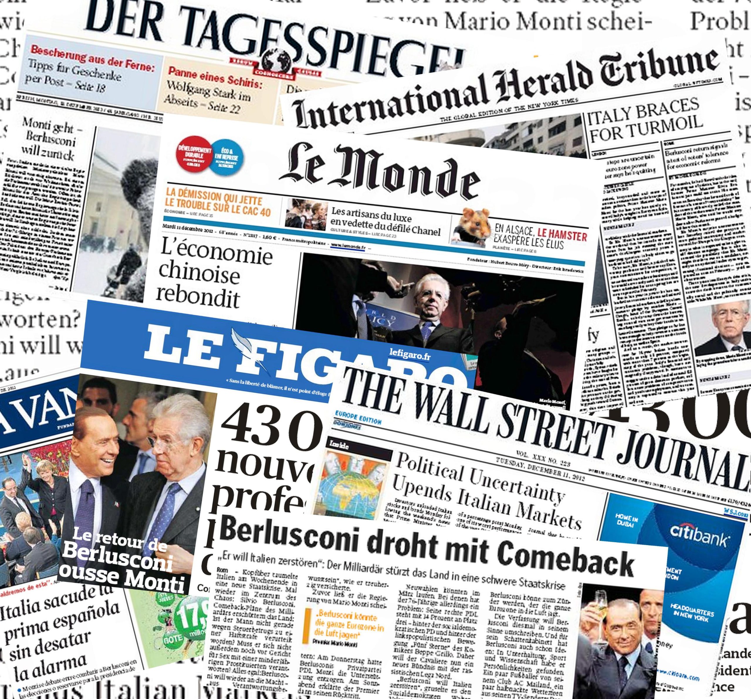 Decadenza Berlusconi. Le reazioni della stampa estera