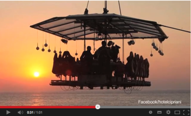 Dinner in the sky: un ristorante unico