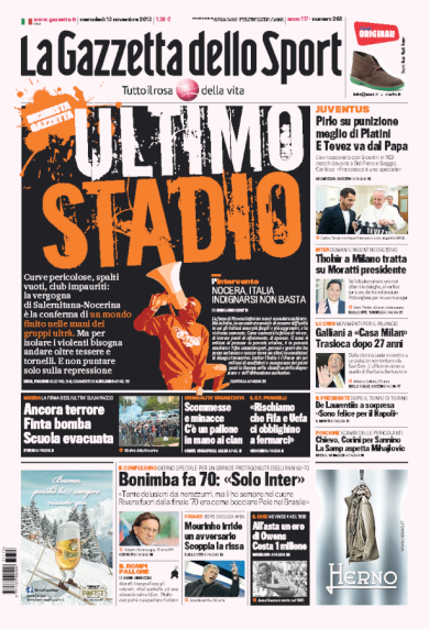 RASSEGNA – Il brutto del calcio