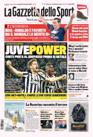 RASSEGNA – Il ritorno della Juve