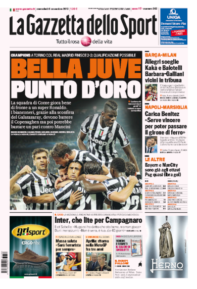 RASSEGNA – Una Juve di leoni
