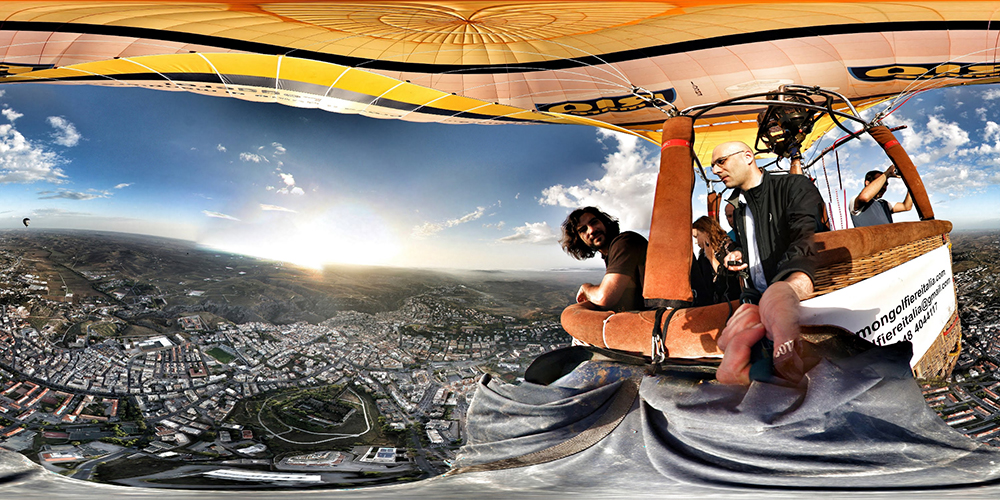 Google Street View: in mongolfiera su Matera Google Street View: in mongolfiera su Matera