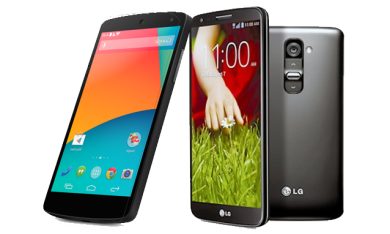 Nexus 5 vs LG G2, derby tra primi della classe