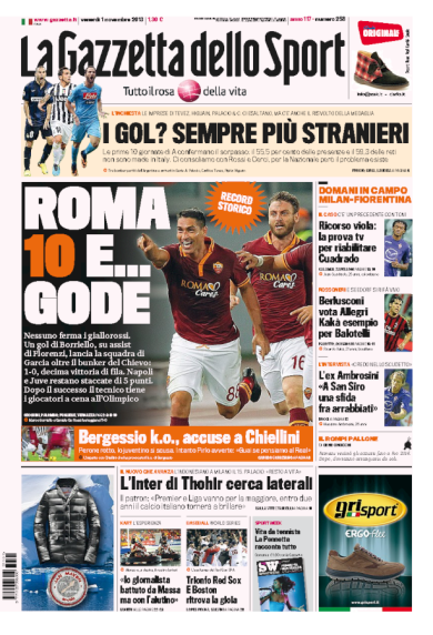 RASSEGNA – Roma, 10 storico