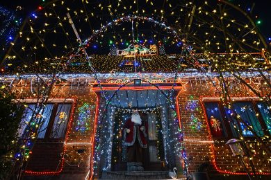 Le luci di Natale nelle foto più belle