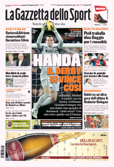 RASSEGNA – Verso il derby