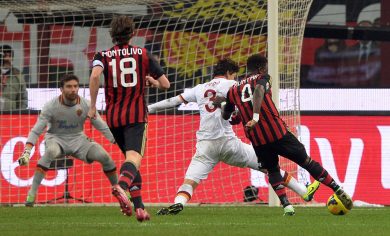 Milan – Roma: 2- 2, la Juve resta a +5