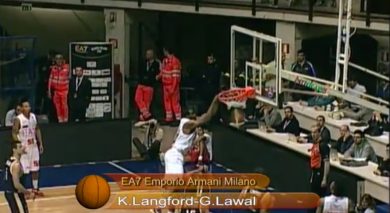 Basket serie A: la Top 10 della nona giornata