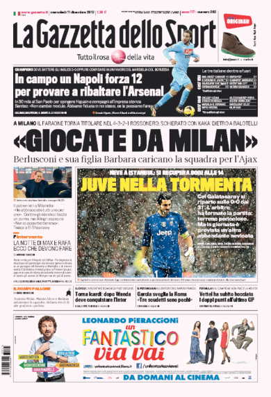 RASSEGNA – Juve, pranzo di Gala