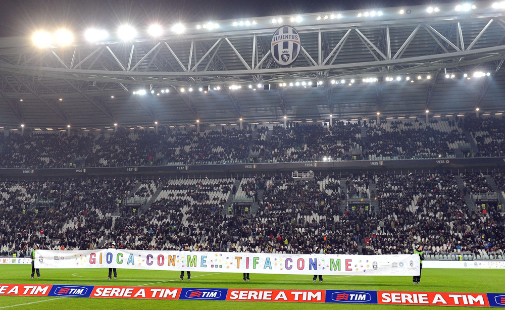 5 mila euro di multa alla Juve per i cori dei bambini