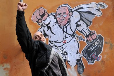 Papa Francesco Superman e altre foto del giorno, 29.1.2014