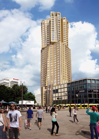 Frank Gehry costruisce un grattacielo ad Alexanderplatz. La Berlino che fu sempre più cancellata